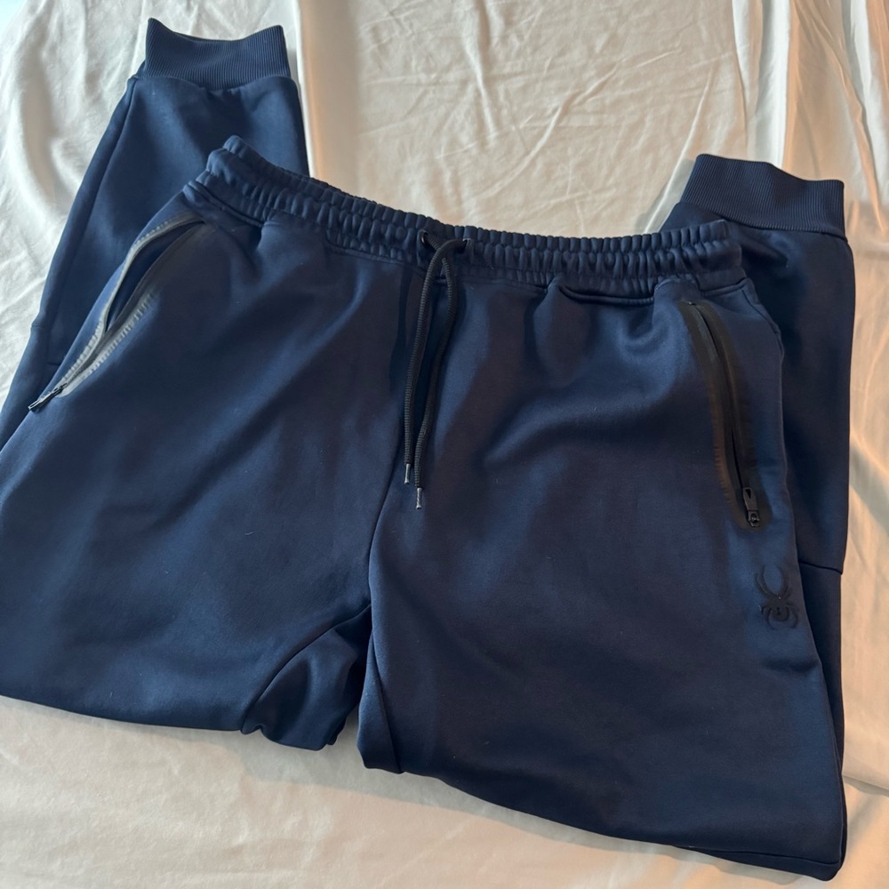 Spyder Dark Blue Fleece Joggers
